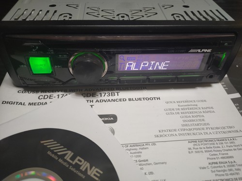 Autoradio alpine cde 173 cd - 173,